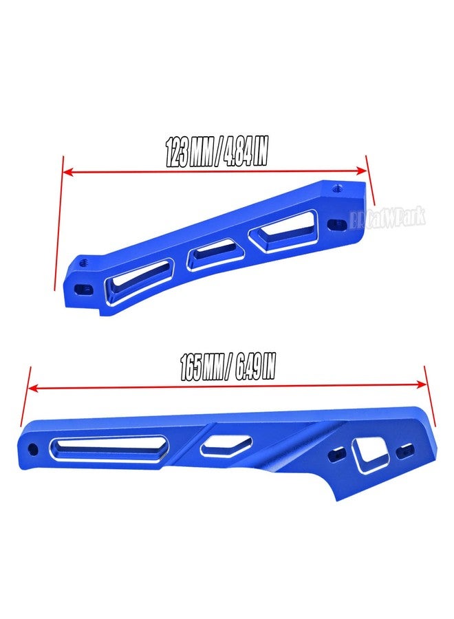 BRCatWPark Aluminum Chassis Brace Support Mount Upgrades Part for 1/8 Kraton 6S (EXB),RC Front Rear Reinforcing Support Frame Hops up,Replace ARA320754/ARA320756,Navy Blue - Image 5